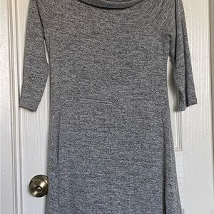 Women’s Alya Soft Knit Dress Grey Size XS